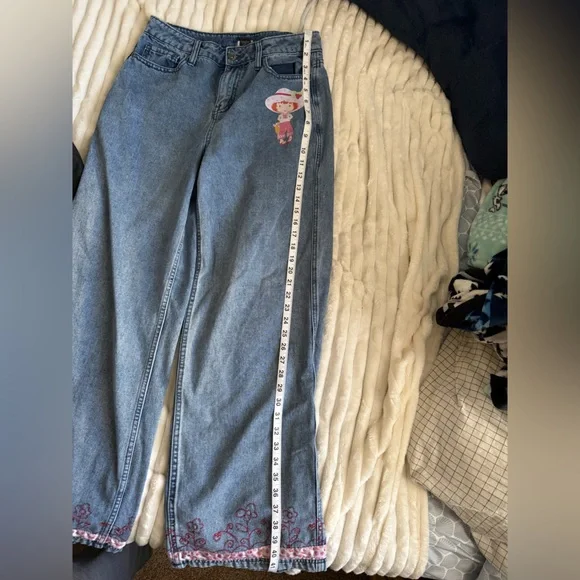 Strawberry Shortcake Denim Pants - Picture 9 of 11
